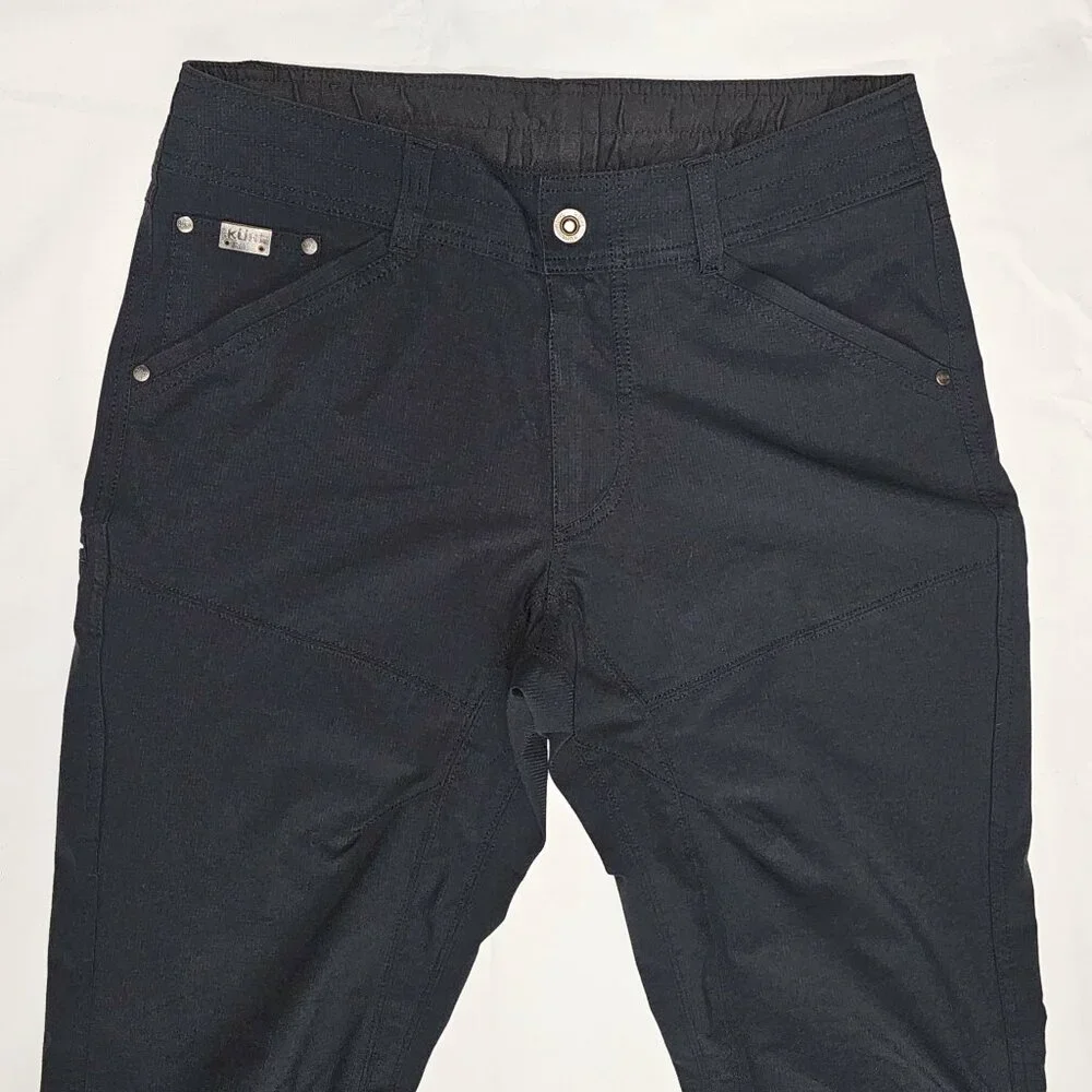 Kuhl Silencr Rogue Lightweight Softshell Hiking Pants Raven Black Men's 32 x 34